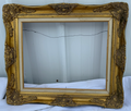 Item20- Ornate Vintage Gold Picture Frame – Fits 16x20 – 23x27 Overall
